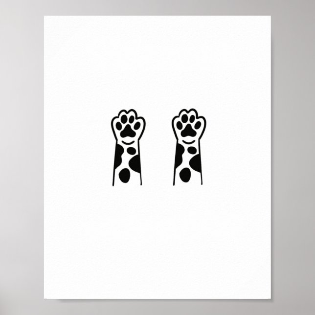 Poster Patas para cima, tema patas (Frente)