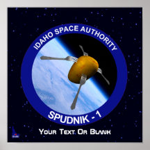 Patch da Missão de Satélite Idaho Spudnik