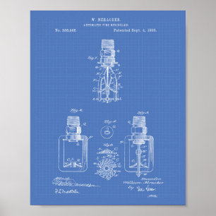 Póster Patente automática do sistema de extinção de