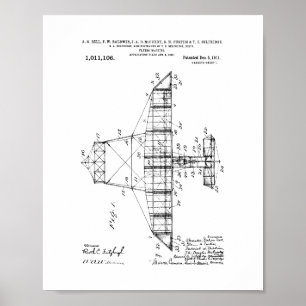Poster patente da Vôo-máquina