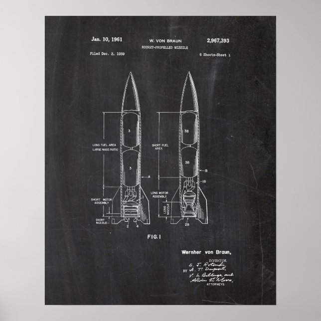 Poster Patente de Espaço (Frente)