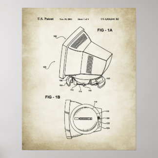 Poster Patente do computador