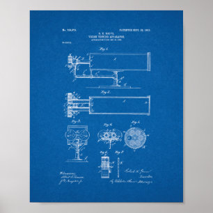 Póster patente do instrumento do Visão-teste - modelo