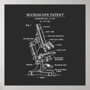 Poster patente do projeto de microscópio