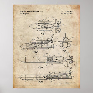 Poster Patente do vaivém espacial