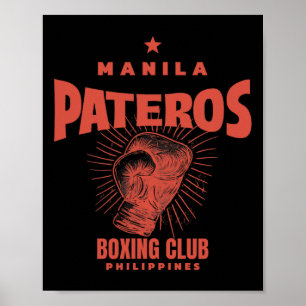 Poster Pateros Manila Boxing Club Filipinas - Boxing