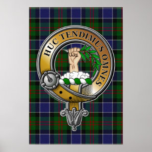 Poster Paterson Tartan e Crachá