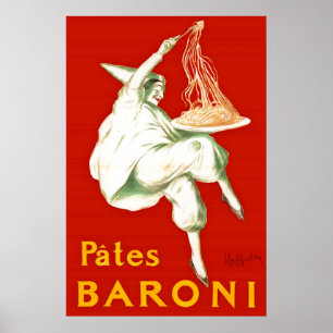 Poster Pates Baroni Cappiello Vintage Advertisement
