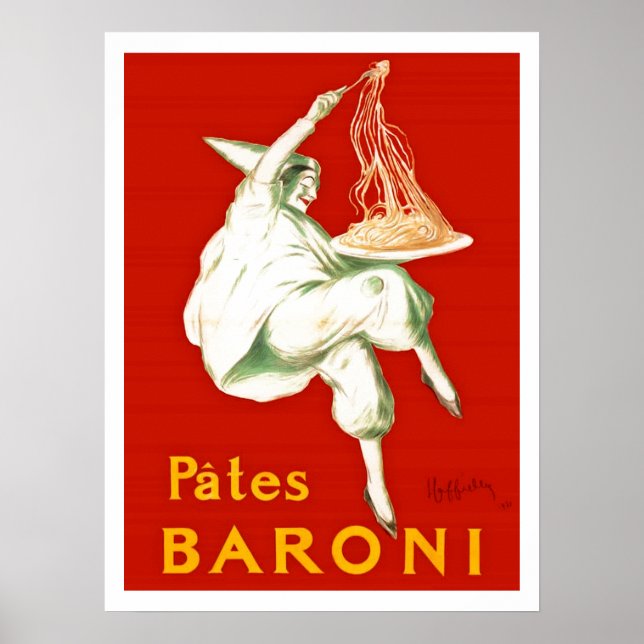 Poster Pates Baroni Cappiello Vintage Advertisement (Frente)