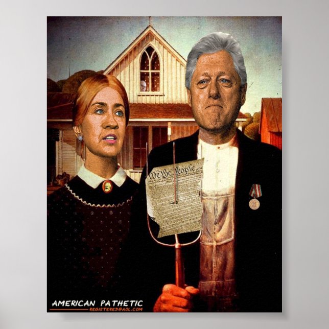 Poster Patético Americano (Frente)