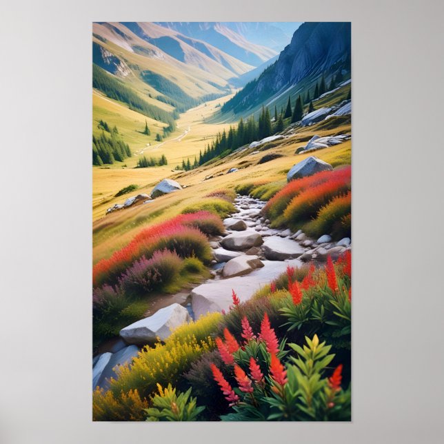 Poster Pathway Nature Calm (Frente)
