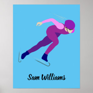 Poster Patinação de velocidade