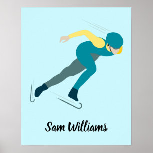 Poster Patinação de velocidade