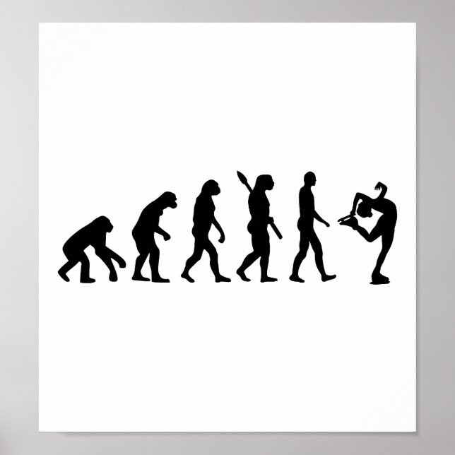 Póster Patinação na Figura Evolution (Frente)