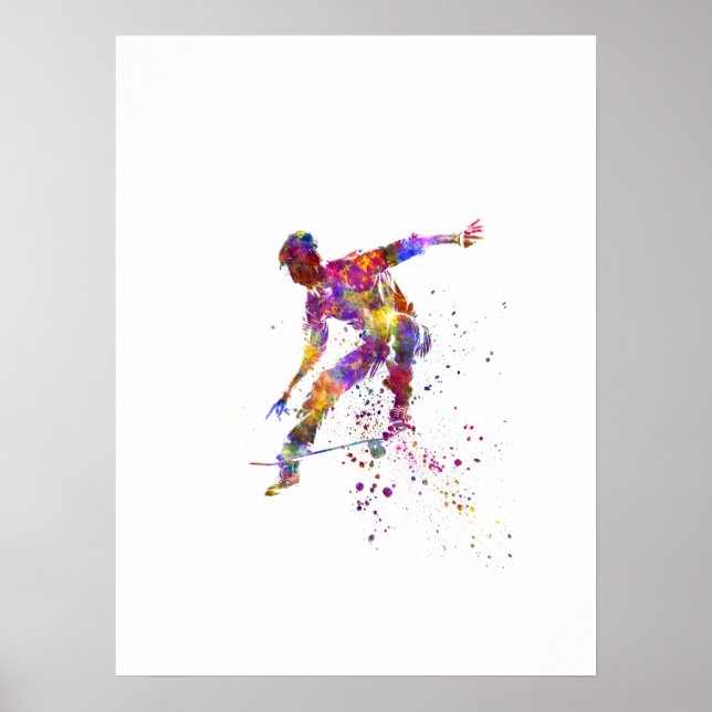 Poster patinadora (Frente)