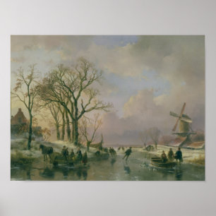 Póster Patinagem em Holland