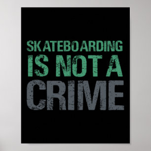 Poster Patinar Não É Crime