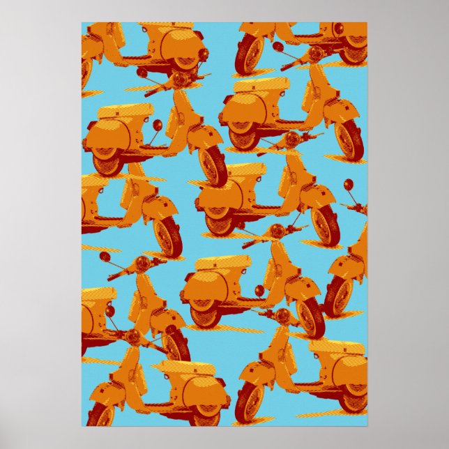 Póster Patinete italiano (Frente)