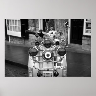 Poster patinete Mod vintage