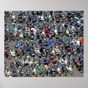 Póster Patinete Rally