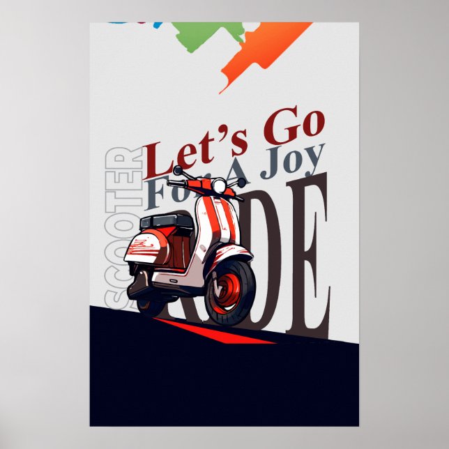 Poster Patinete Vamos (Frente)