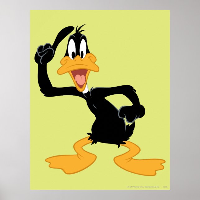 Póster PATINHO DAFFY™ Com uma Grande Ideia (Frente)
