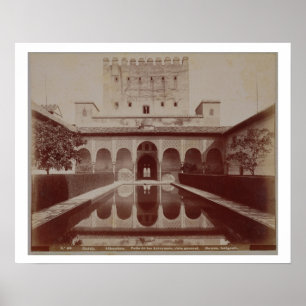 Poster Pátio de los Arrayanes, Alhambra, c.1875-80 (sepi