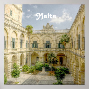 Póster Pátio de Malta