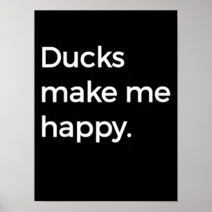 Poster Pato Amor Eu Amo Patos Pet Duck Farmer