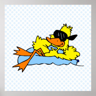 Poster Pato da escavadora