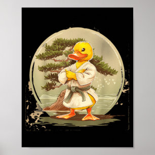 Poster Pato de Borracha de Judô Nature Kickboxing Taekwon