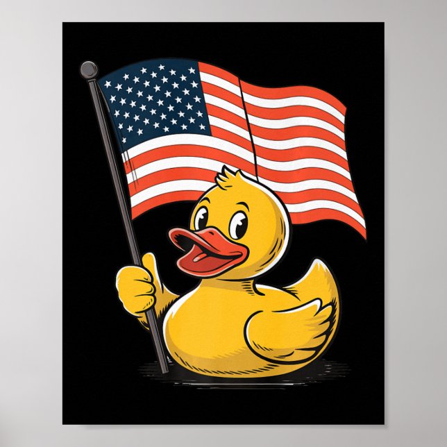 Poster Pato de Borracha - Dia da Independência Bandeira d (Frente)