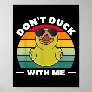 Poster Pato de Borracha Homens Engraçados Não Se Esquivam