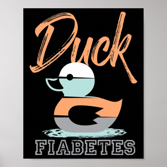 Poster Pato Diabete  (Frente)