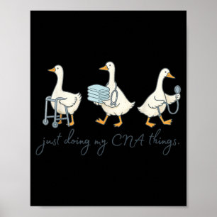 Poster Pato Donald Graduação de CNA Fofa Enfermagem Certi