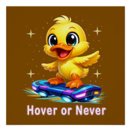 Póster pato engraçado