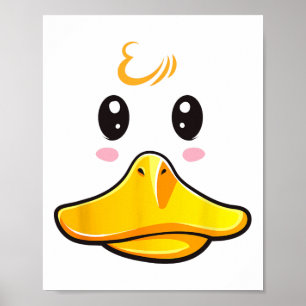 Poster Pato Figurino Borrão Borracha Cuja Cara de Borrach
