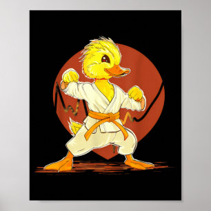 Poster Pato Kung Fu Judo Pato Mma Pato Taekwondo Artes Ma