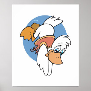 Póster pato mergulhador