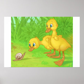 Póster Patos e o Caracol