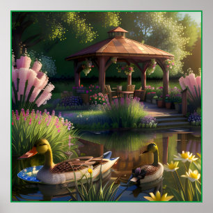 Poster Patos no Pond