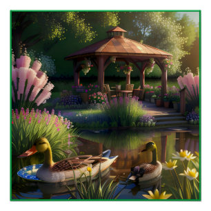 Póster Patos no Pond