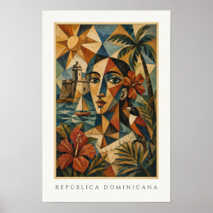 Poster Patrimônio da República Dominicana   Viagem ao Car
