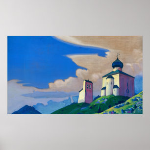 Poster Patrimônio da Sergius Santo por Nicholas Roerich