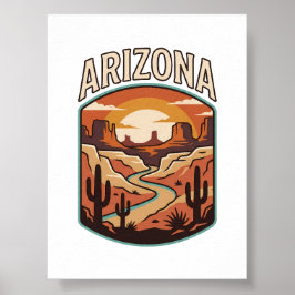 Poster Patrimônio do Canyon do Arizona