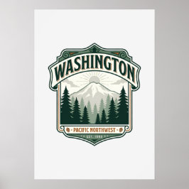 Poster Patrimônio do Estado de Washington