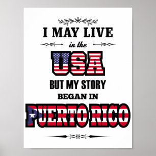 Poster Patrimônio porto-riquenho Porto RIco EUA Citação