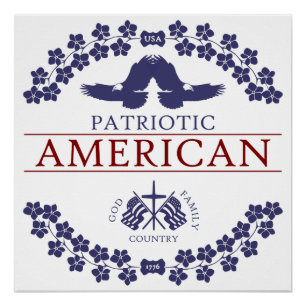 Póster PATRIOT Americano