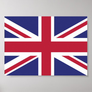 Póster Patriotic United Kingdom Flag