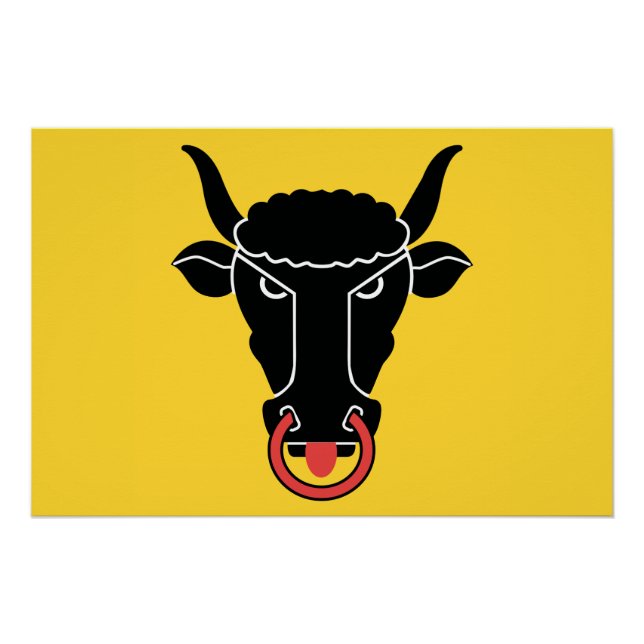 Póster Patriotic wall poster with Flag of Uri (Frente)